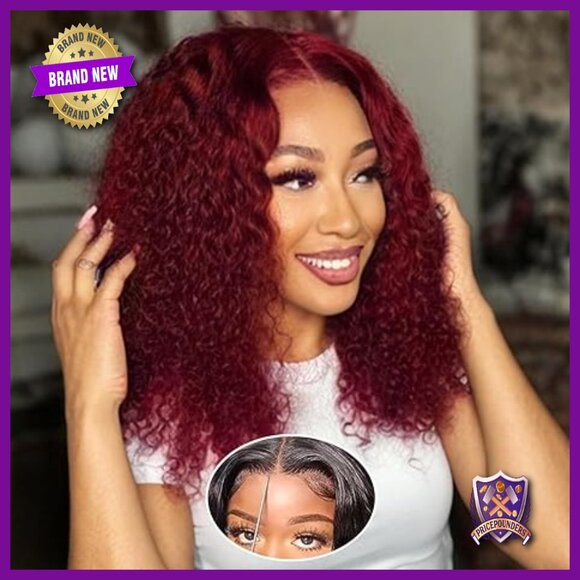 Human Hair Glueless Bob Wig 8 Inch Deep Wave 5x5 Lace Closure main image 5
